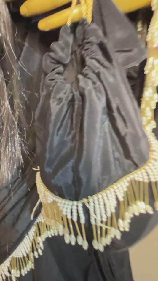 Black Ready to Wear Saree